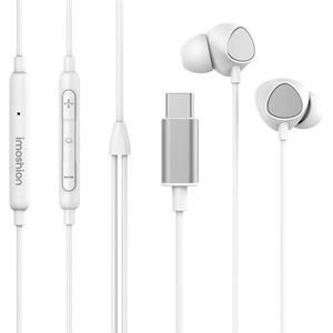 Imoshion - Bedrade Oordopjes - In-Ear - Wit - USB-C Aansluiting