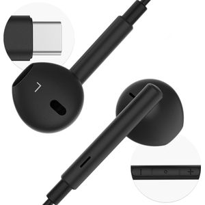 Imoshion - Bedrade Oordopjes - Zwart - USB-C Aansluiting