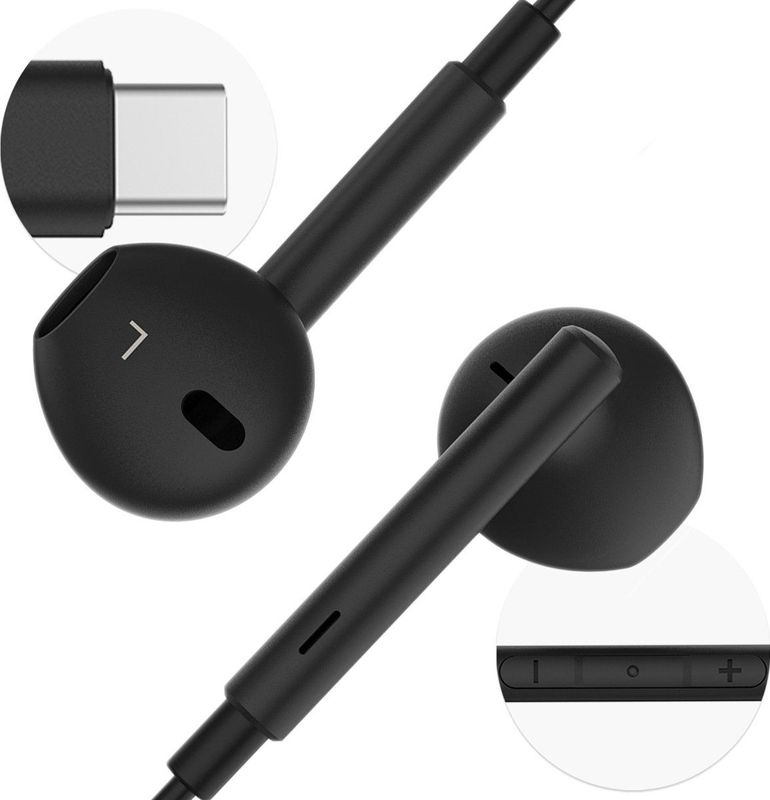 Imoshion - Bedrade Oordopjes - Zwart - USB-C Aansluiting