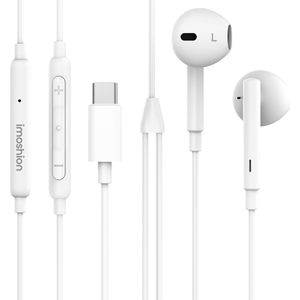 imoshion - Bedrade Oordopjes - Wit - USB-C Aansluiting