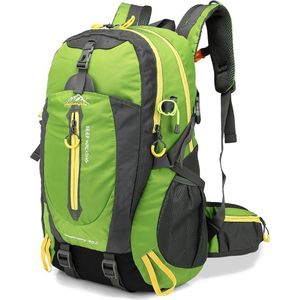 RAMBUX® - Backpack - Wandelrugzak - Licht Groen - Rugzak - Reistas - 40 Liter