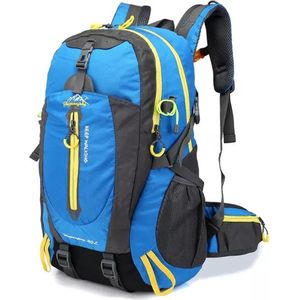 RAMBUX® - Backpack - Wandelrugzak - Licht Blauw - Rugzak - Reistas - 40 Liter