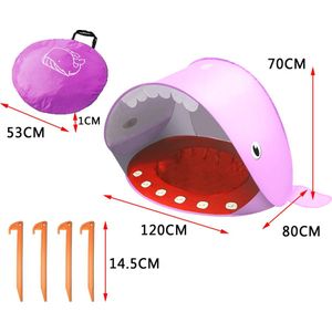 RAMBUX® - Strandtent - Zwembad - Walvis Roze - Pop Up Tent - UV en Wind Werend - Zwembad Baby - Windscherm Speeltent