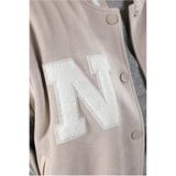 NUKUS - Tussenjas - Beige - Met Opstaande Kraag - Lange Mouwen