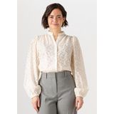 NUKUS Malaga Blouse Embroidery Blouses Dames Gebroken wit
