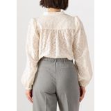 NUKUS Malaga Blouse Embroidery Blouses Dames Gebroken wit