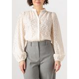 NUKUS Malaga Blouse Embroidery Blouses Dames Gebroken wit