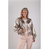 Nukus Goudkleurig Deveny Jacket voor Dames