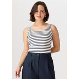 NUKUS - Juba Singlet Stripe - T-shirt - Blauw