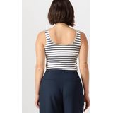 NUKUS - Juba Singlet Stripe - T-shirt - Blauw