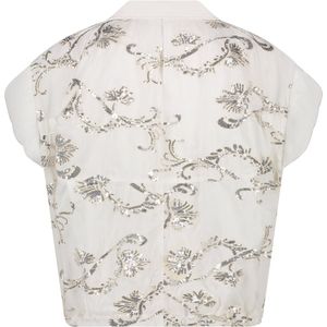 Nukus Blouse Ecru - Kraag Halslijn