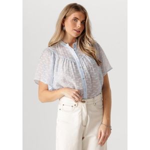 NUKUS Bianca Blouse - Lichtblauw - Dames
