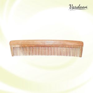 Vardaan Neem houten kam -neem kam - Organisch en Natuurlijk - Kam - Handgemaakt - Hout Kam Professionele - Anti-Statische Styling Kam