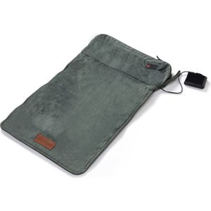 Warmtekussen | 50 x 30 | Navy Green | Duurzaam & Draadloos | USB | Tot 7 uur verwarming