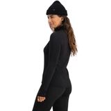 Poederbaas - Four Seasons Lightweight Pully - Skipully - Zwart - 88% Polyester, 12% Elastaan - All-weather Midlayer