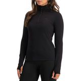 Poederbaas - Four Seasons Lightweight Pully - Skipully - Zwart - 88% Polyester, 12% Elastaan - All-weather Midlayer