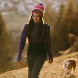 Poederbaas - Four Seasons - Skipully - Paars - 88% Polyester 12% Elastaan