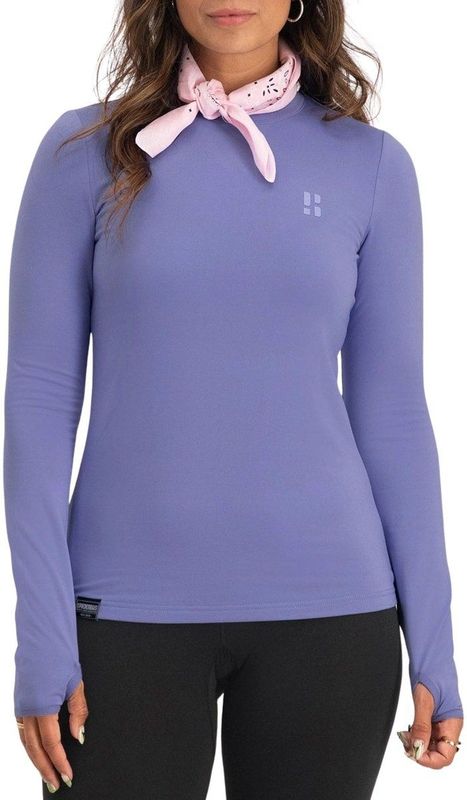 Poederbaas - Four Seasons Lightweight Longsleeve - Lila - 88% Polyester, 12% Elastaan