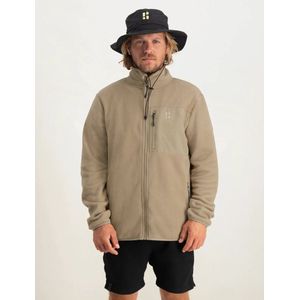 Poederbaas Four Seasons Fleece Vest - Heren - Zand - Maat M