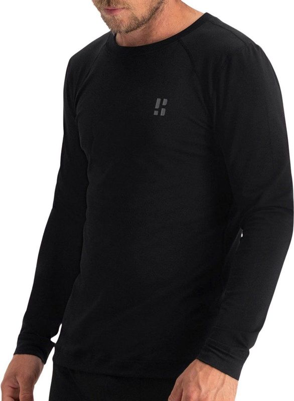 Poederbaas Thermoshirt Lightweight - Heren - Zwart