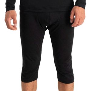 Legging Poederbaas Men Lightweight Baselayer 3/4 Pant Black-M
