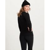 Poederbaas Thermoshirt Lightweight - Dames - Zwart - Maat M