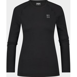 Poederbaas Thermoshirt Lightweight - Dames - Zwart - Maat M