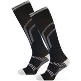 Poederbaas - Skisokken - Unisex - Black - Lightweight - 2 Pack