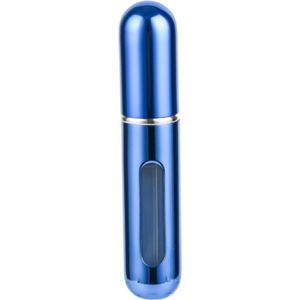Mini Parfum Flesje - Navulbaar - 5 ml - Reisflesje - Parfumverstuiver - Glanzend Blauw