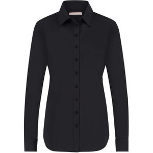 Studio Anneloes - Blouse - Zwart - Effen - Halslijn Polokraag