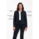 Studio Anneloes - Claire Bonded Jacket - Jas - Blauw