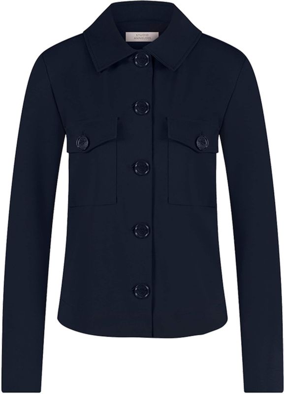 Studio Anneloes - Claire Bonded Jacket - Jas - Blauw