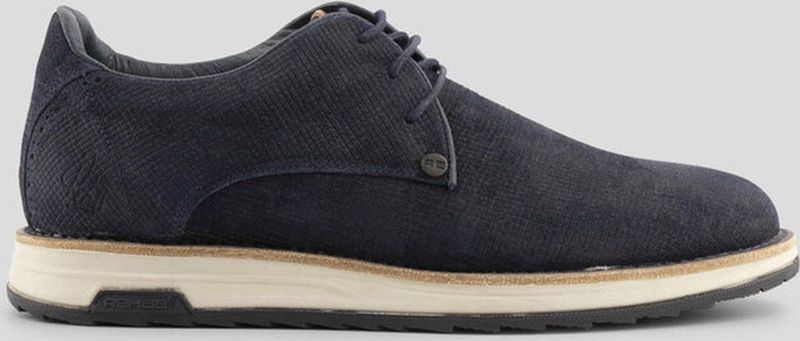Rehab - Men Nolan Square Sue - Sneakers - Donkerblauw - Suède