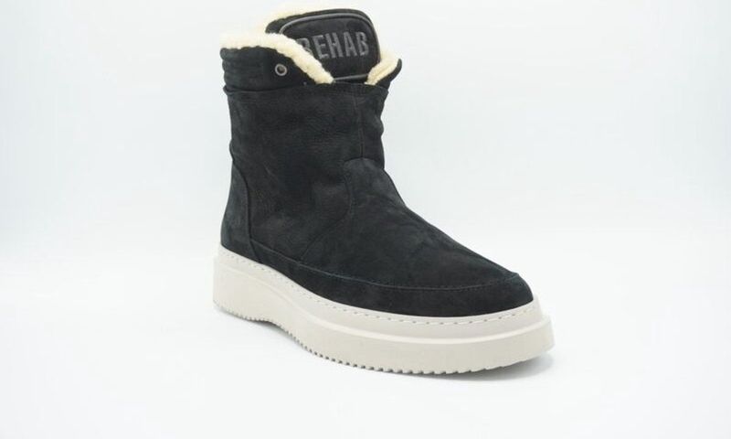 Rehab - Marvis Nub - Herenboots - Zwart - Hoge Instap