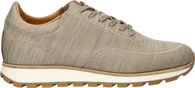 Rehab Mason Knit - Beige Sneakers met Lederen Accenten