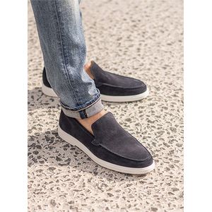 Rehab - Simon - Instapper - Dark Blue - Hoogwaardig Suède