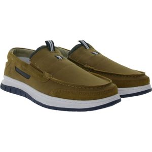 Gaastra - Capo - Heren Instappers - Bruin - Textiel en Suede