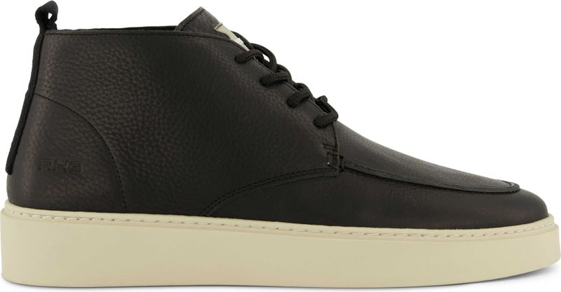 Rehab - Owen Tmbl - Veterschoen - Zwart - Hoogwaardig Italiaans Tumbled Leer