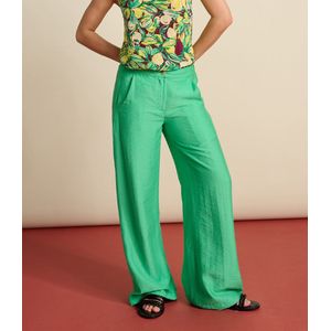 POM Amsterdam Lush Green Pants Broeken Dames - Groen - Maat 38