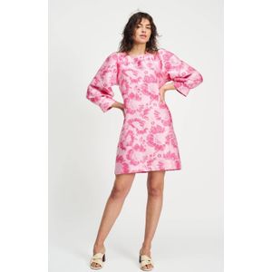 POM Amsterdam - Cocktailjurk - Roze - Driekwart Mouwen - Korte Lengte