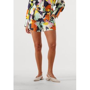 POM Amsterdam Paradise Linen Short Broeken Dames - Multi - Maat 42