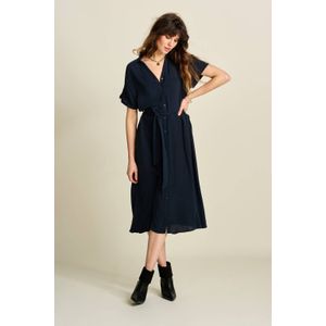 POM Amsterdam - Blousejurk - Donkerblauw