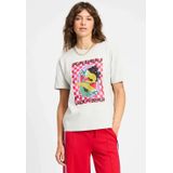POM Amsterdam - T-Shirt SP9272 - Grijs - Dames T-shirt