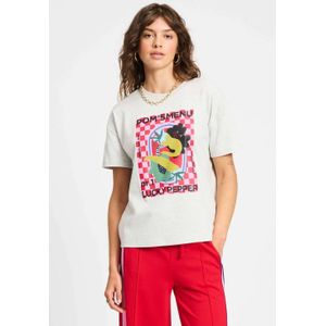 POM Amsterdam - T-Shirt SP9272 - Grijs - Dames T-shirt