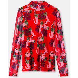 Pom Amsterdam - SP9278 - Turtleneck - Rood - Longsleeves