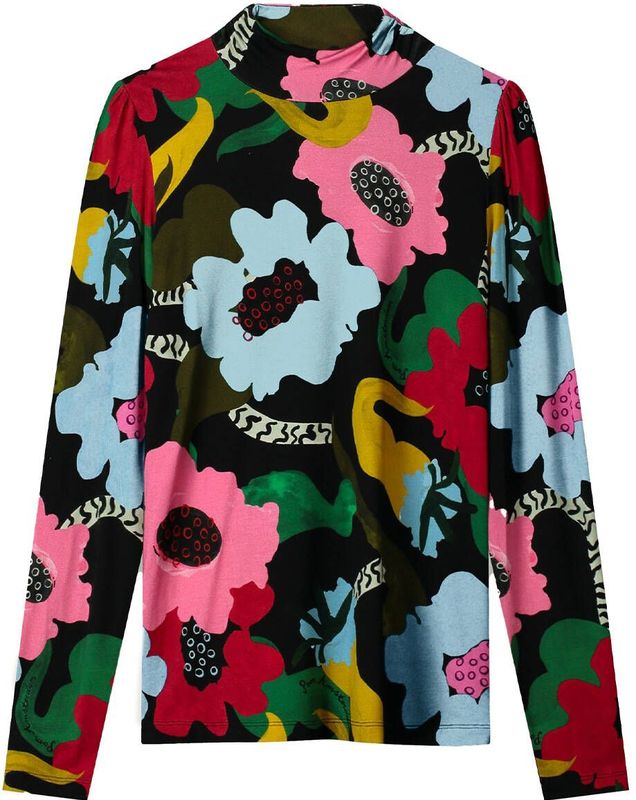 POM Amsterdam - Top - Multi - Met Col - Rechte Mouwen