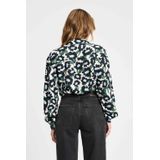 POM Amsterdam - Blouse - Multi - Rechte Mouwen - Knoopsluiting