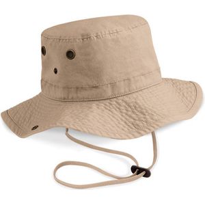 Outback hoed - Bucket hat - Vissershoedje - Safari - Dames en heren - Beige
