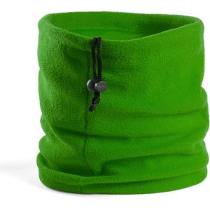 Colsjaal - Muts - Nekwarmer - Sjaal - Winter - 2-in-1 - Dames - Heren - Fleece - Groen