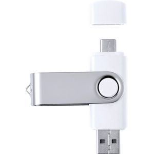 USB Stick - 16GB - USB 3.0 & USB C - Wit